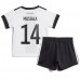 Günstige Deutschland Jamal Musiala #14 Babykleidung Heim Fussballtrikot Kinder WM 2022 Kurzarm (+ kurze hosen)
